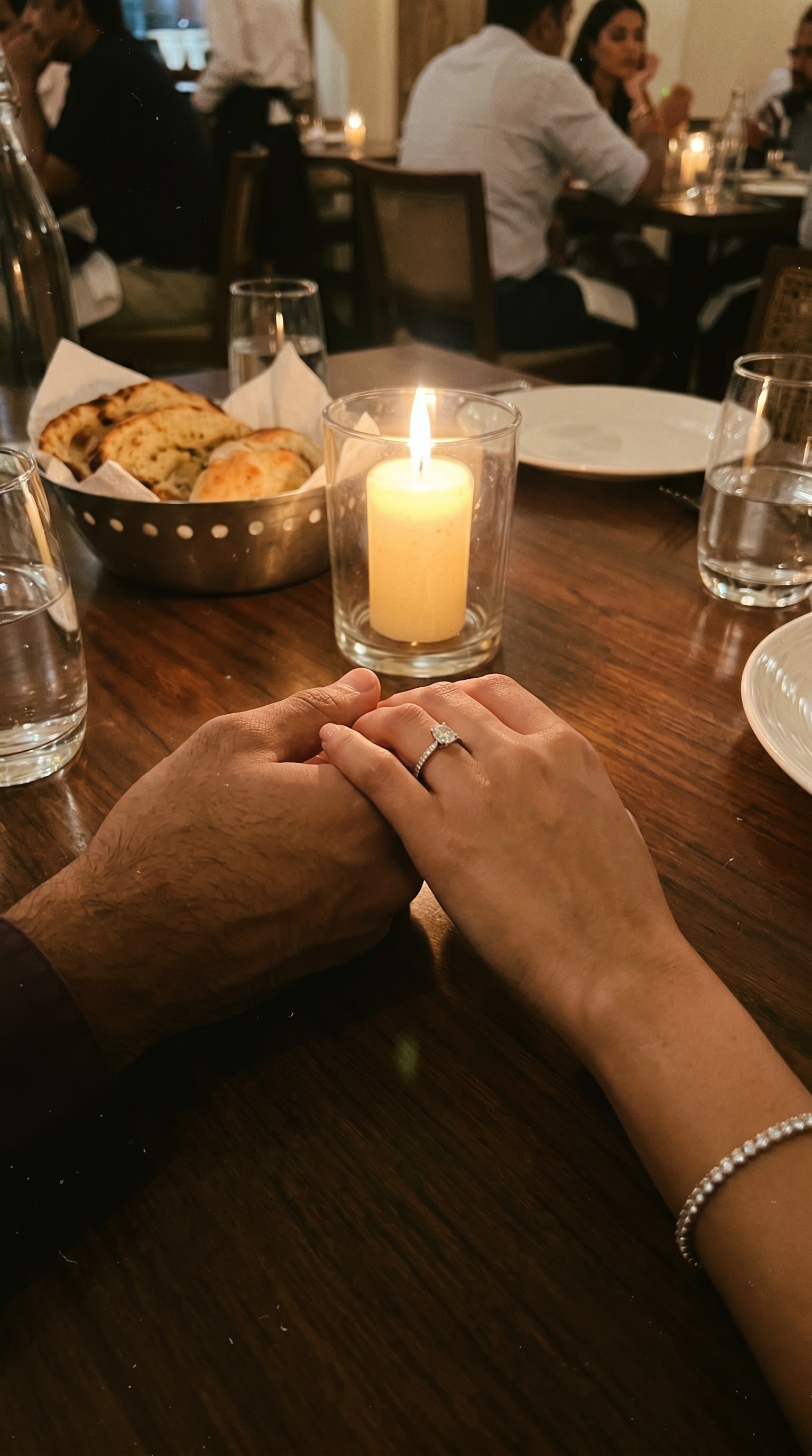 A promise over candlelight